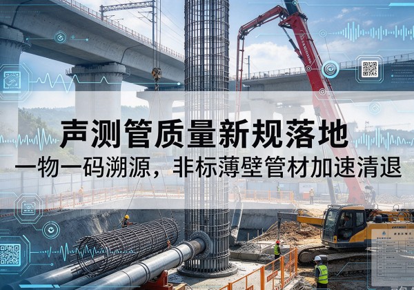 唐县声测管质量新规落地，一物一码溯源，非标薄壁管材加速清退